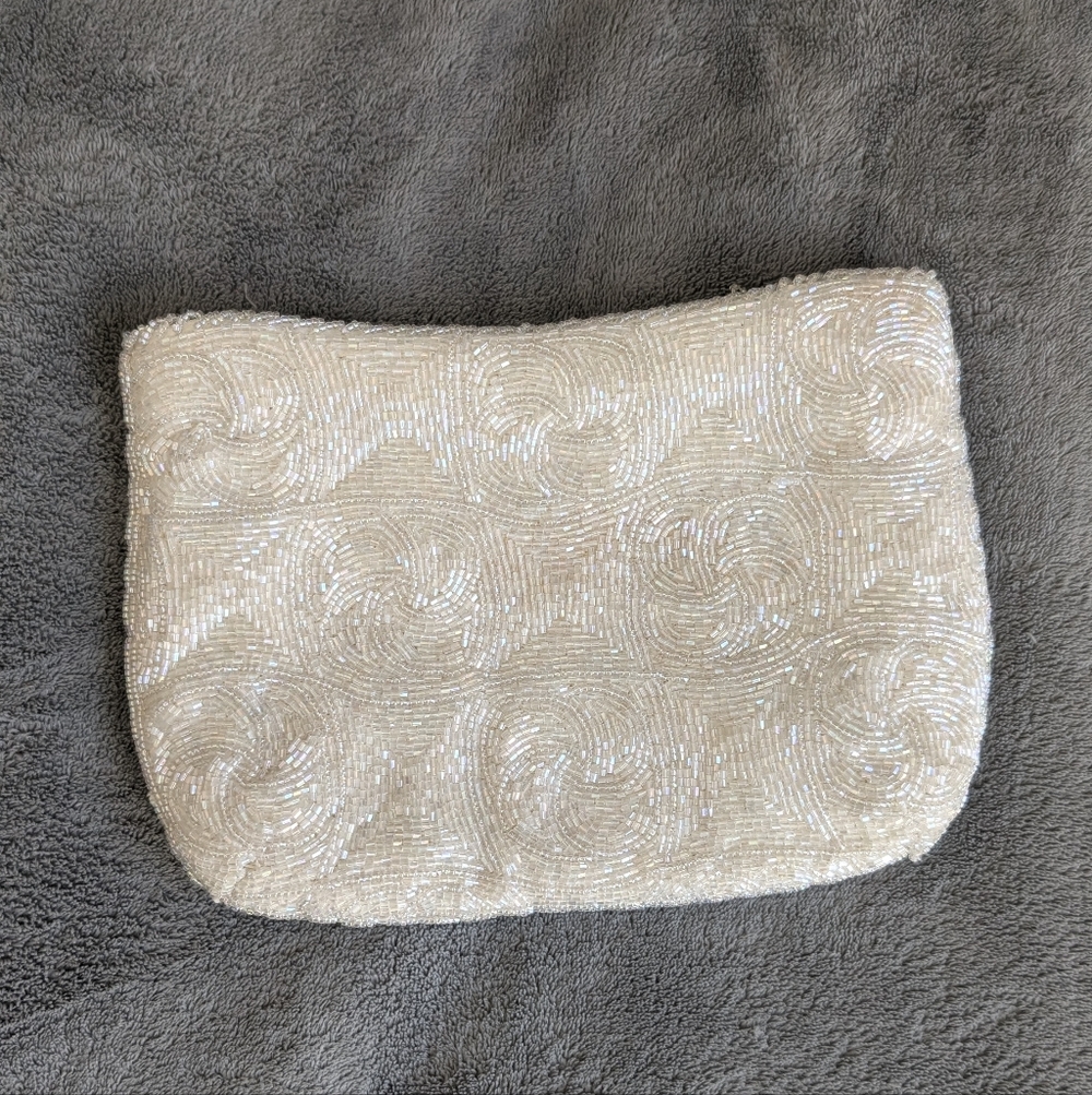 Vintage Style Beaded Clutch